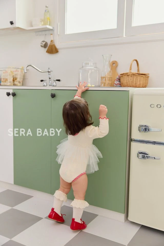 Sera - Korean Baby Fashion - #babyoutfit - Bebe Chick Ribbed Sha Suit - 9