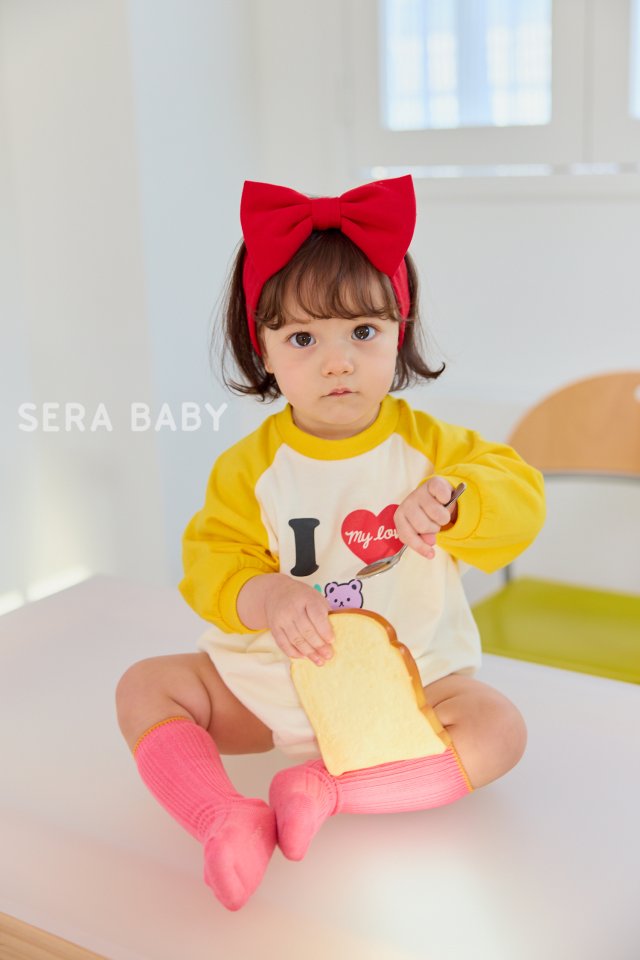 Sera - Korean Baby Fashion - #babywear - Bebe I Love Suit