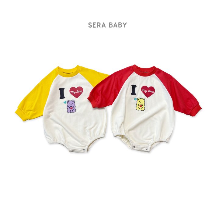 Sera - Korean Baby Fashion - #onlinebabyboutique - Bebe I Love Suit - 2