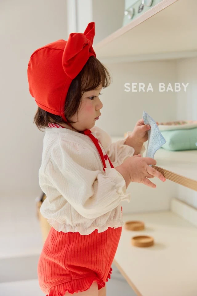 Sera - Korean Baby Fashion - #onlinebabyshop - Bebe Strawberry Cardigan - 8