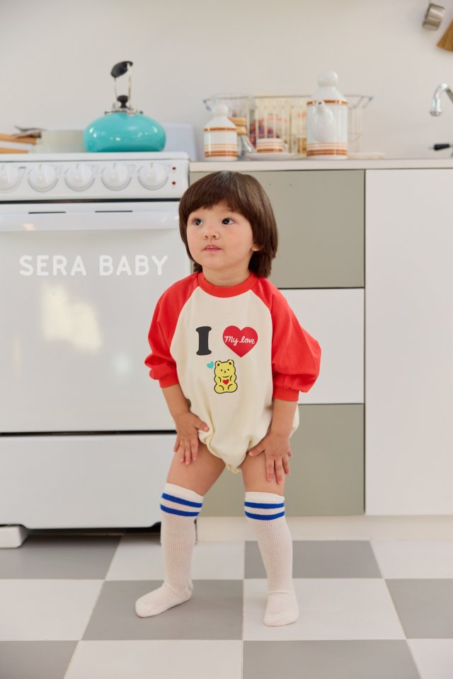 Sera - Korean Baby Fashion - #onlinebabyshop - Bebe I Love Suit - 3