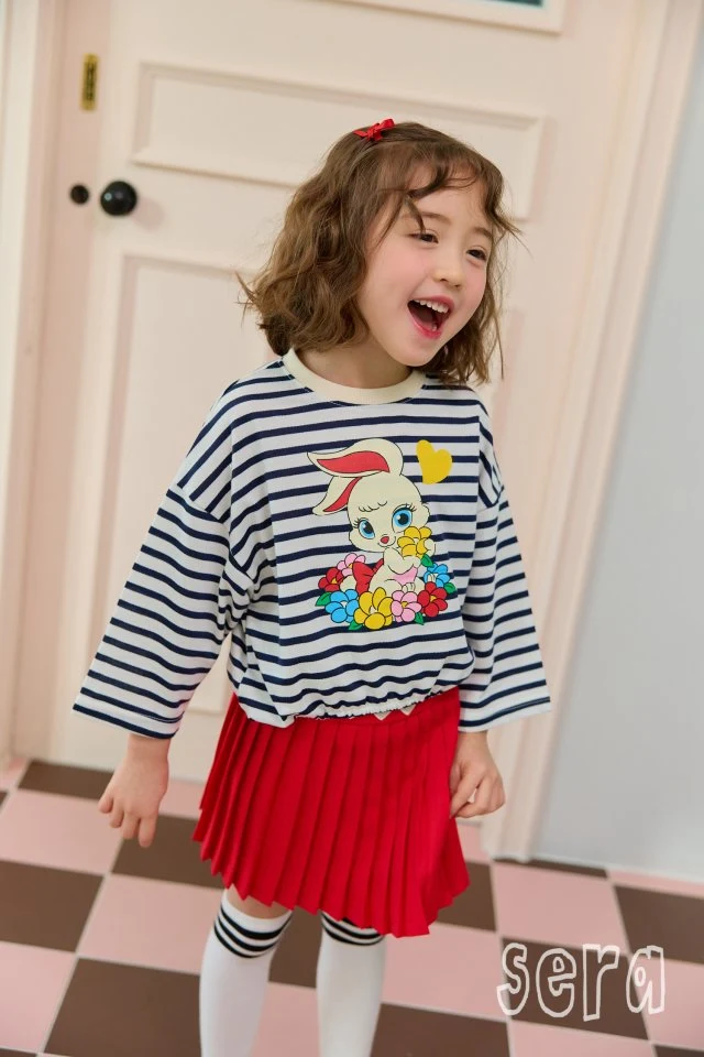 Sera - Korean Children Fashion - #Kfashion4kids - Heart Pleated Skirt - 10