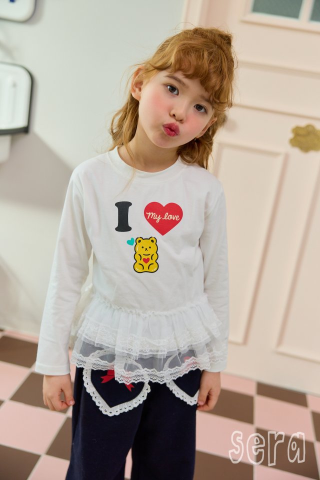 Sera - Korean Children Fashion - #childofig - Lace Bear Jelly Pants - 10