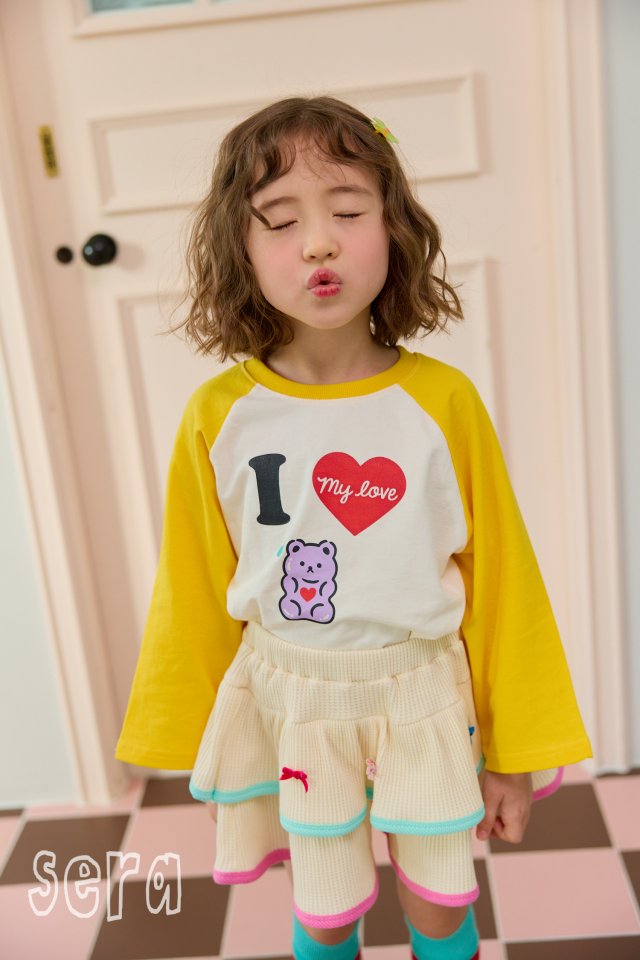 Sera - Korean Children Fashion - #childofig - Love Raglan Tee - 10