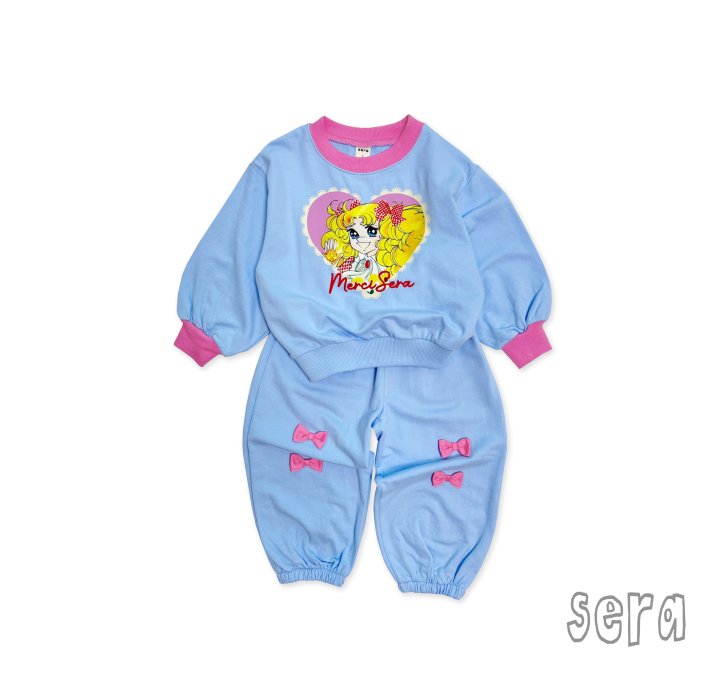 Sera - Korean Children Fashion - #childofig - Candy Heart Warm Top Bottom Set - 3