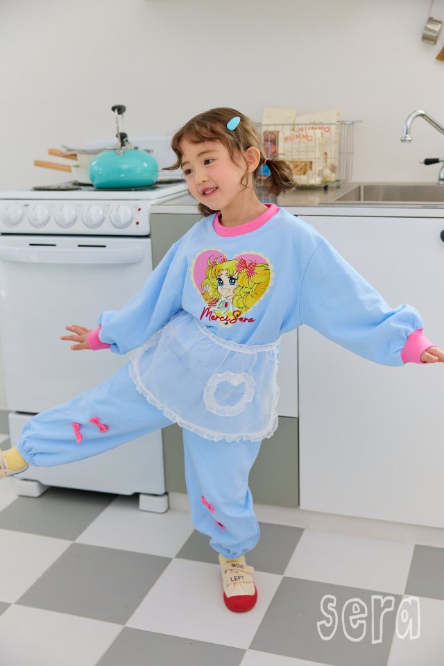 Sera - Korean Children Fashion - #childofig - Candy Heart Warm Top Bottom Set - 4