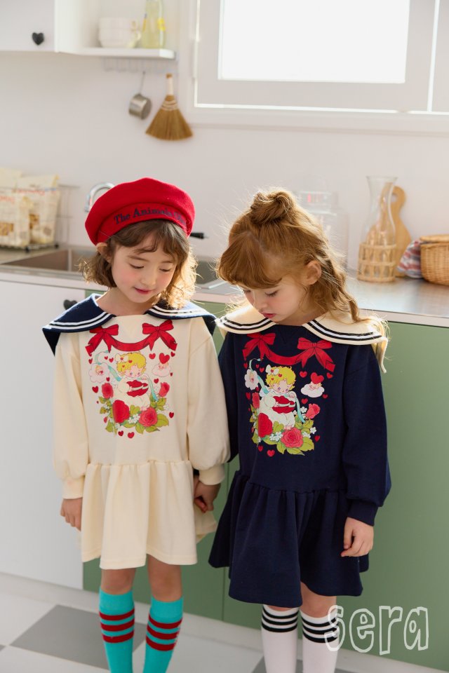 Sera - Korean Children Fashion - #childrensboutique - Sailor One-piece - 8