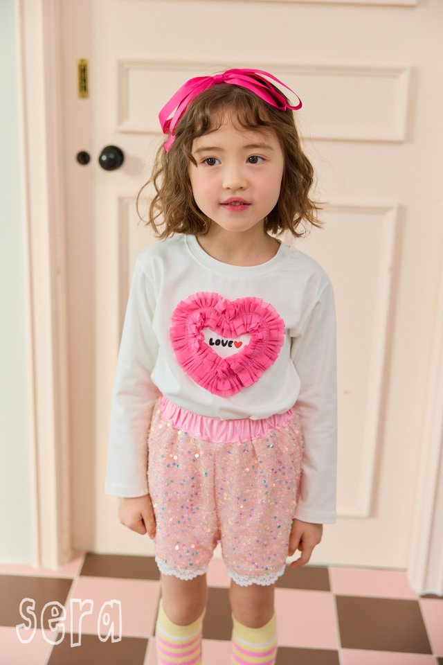 Sera - Korean Children Fashion - #childrensboutique - Sequin Lace Shorts - 12