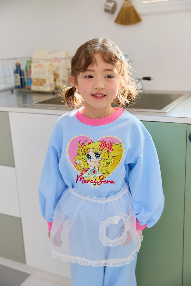 Sera - Korean Children Fashion - #childrensboutique - Lace Heart Apron - 11