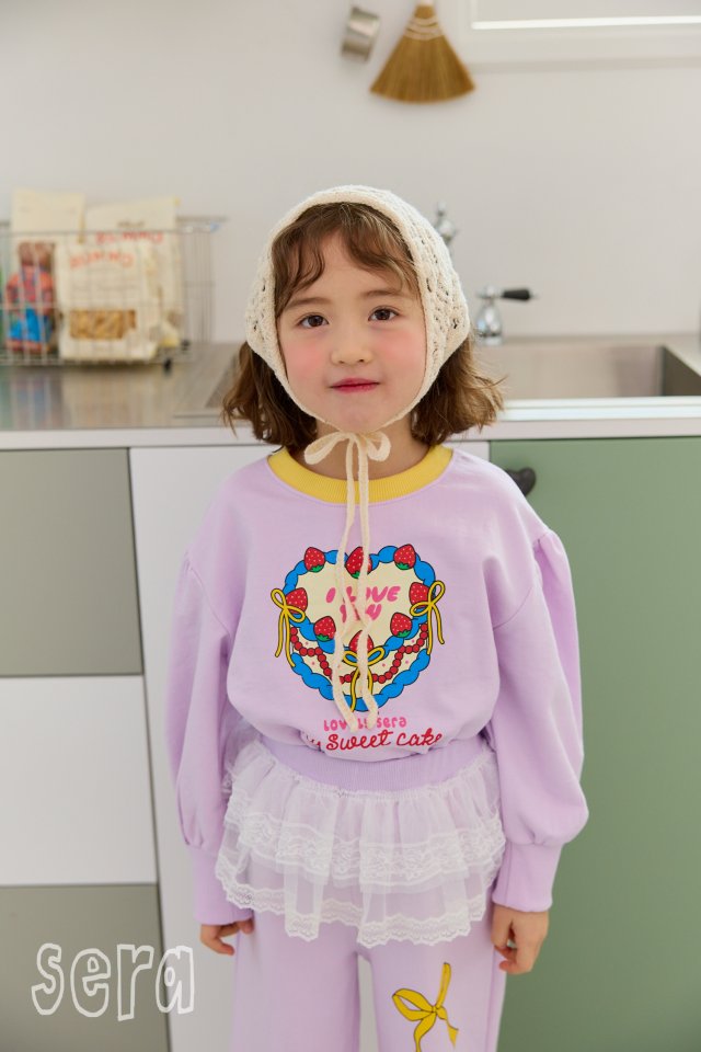 Sera - Korean Children Fashion - #childrensboutique - Strawberry Cake Sweatshirts - 10