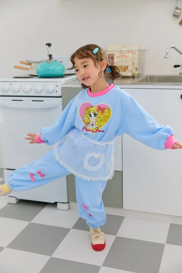 Sera - Korean Children Fashion - #designkidswear - Lace Heart Apron - 12