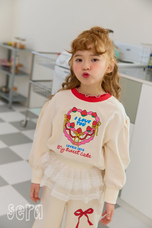 Sera - Korean Children Fashion - #designkidswear - Strawberry Cake Sweatshirts - 11