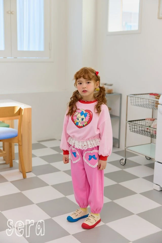 Sera - Korean Children Fashion - #designkidswear - Lily Heart Lace Pants - 9