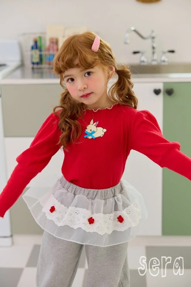 Sera - Korean Children Fashion - #designkidswear - Rose Apron Pants - 7