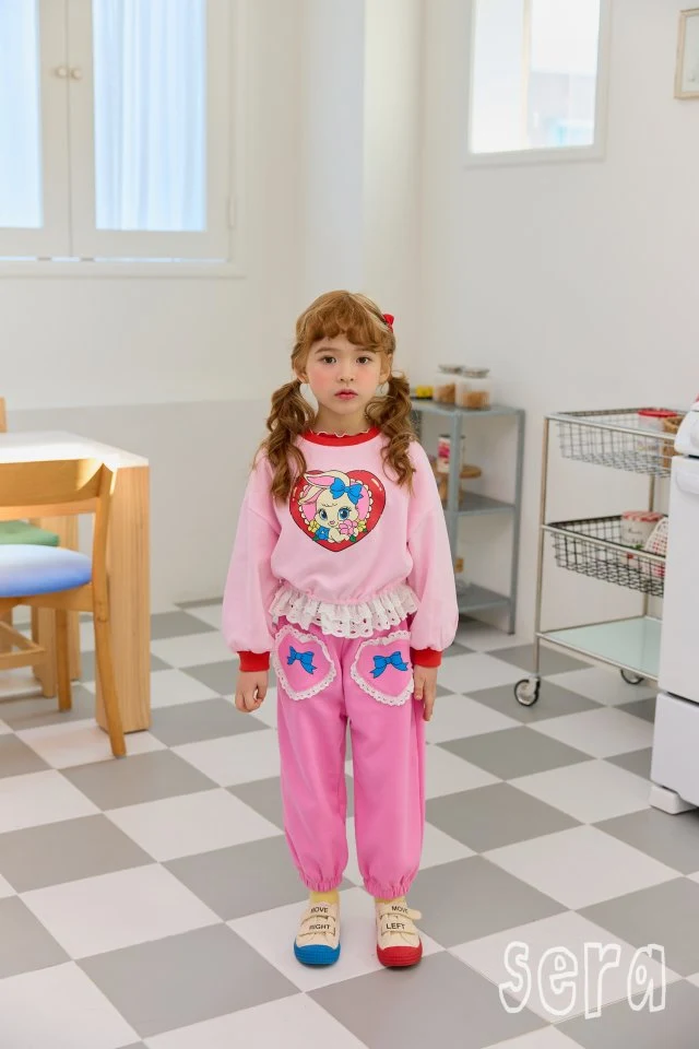 Sera - Korean Children Fashion - #discoveringself - Lily Heart Lace Pants - 10