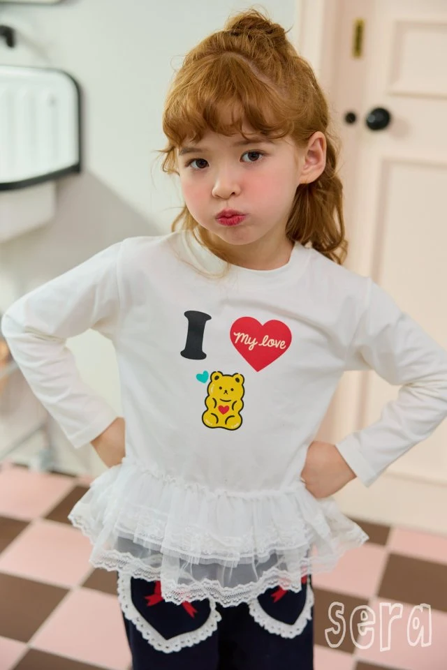 Sera - Korean Children Fashion - #fashionkids - Lace Bear Jelly Pants