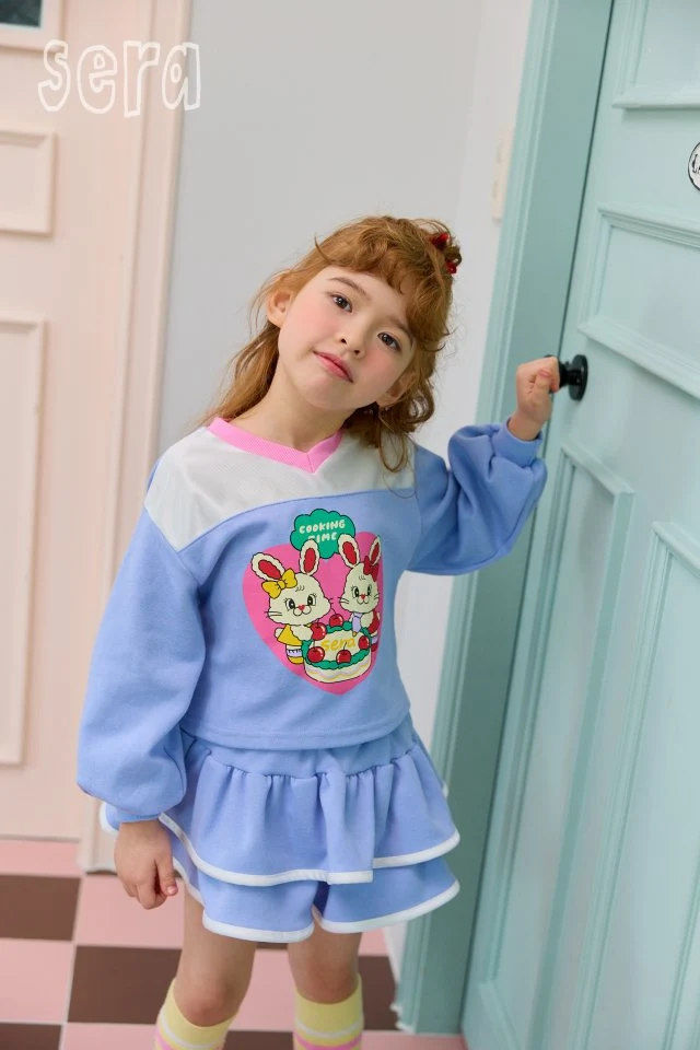 Sera - Korean Children Fashion - #fashionkids - Twin Heart Skirt Pants Top Bottom Set - 12