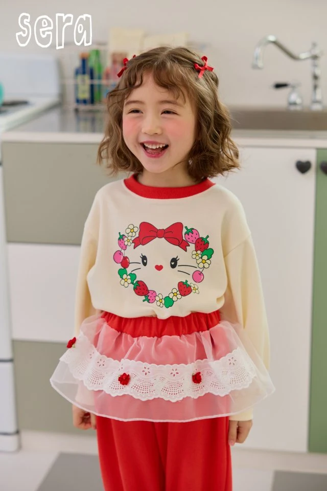 Sera - Korean Children Fashion - #fashionkids - Rose Apron Pants - 9