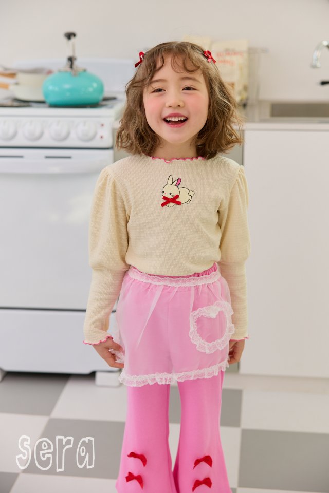 Sera - Korean Children Fashion - #kidsshorts - Double Ribbon Bootcut Pants - 3