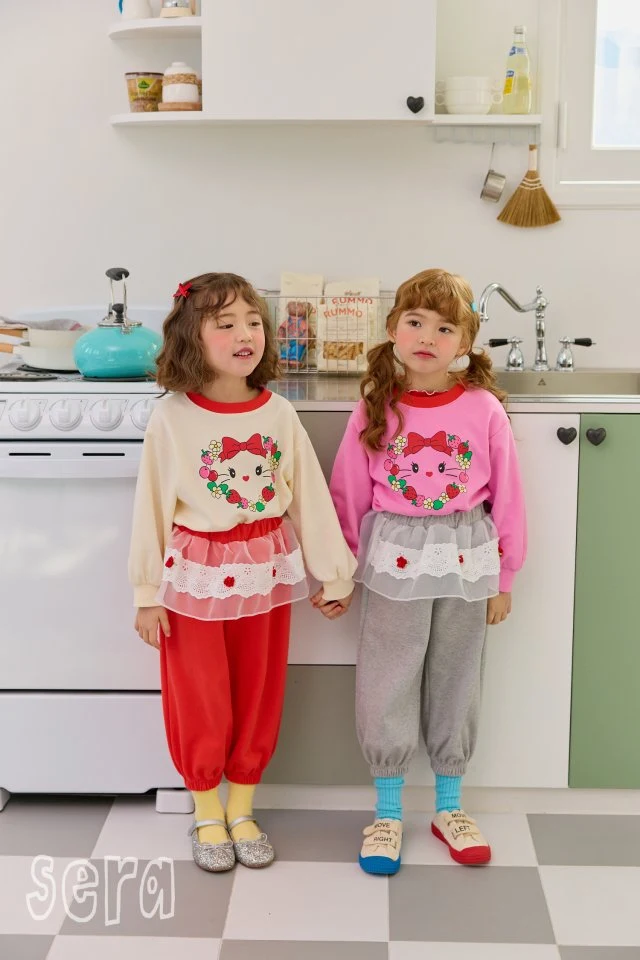 Sera - Korean Children Fashion - #kidsshorts - Rose Apron Pants - 10