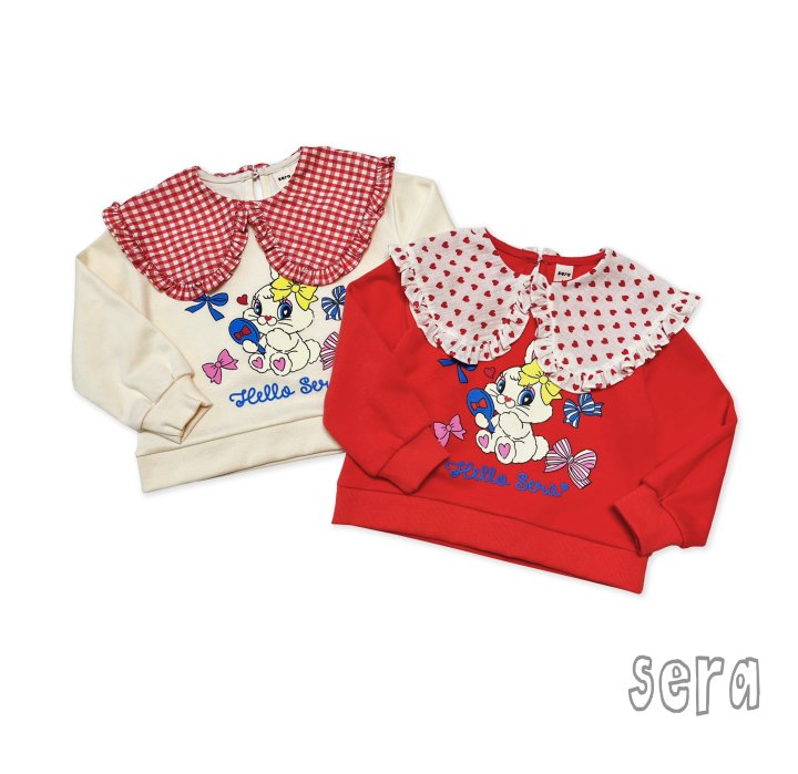 Sera - Korean Children Fashion - #kidsstore - Frill Collar Sweatshirts