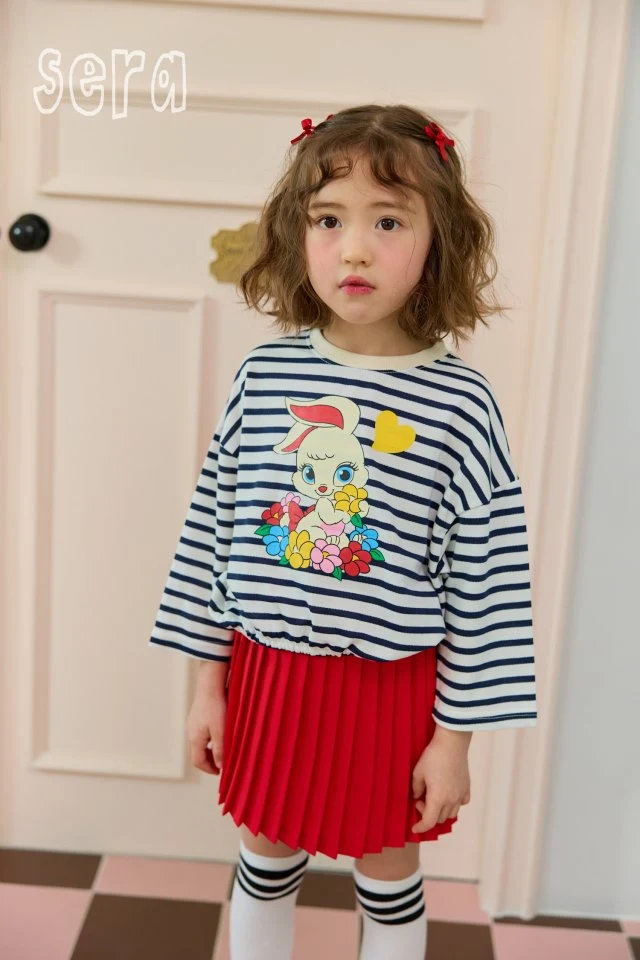 Sera - Korean Children Fashion - #kidzfashiontrend - Heart Pleated Skirt - 9