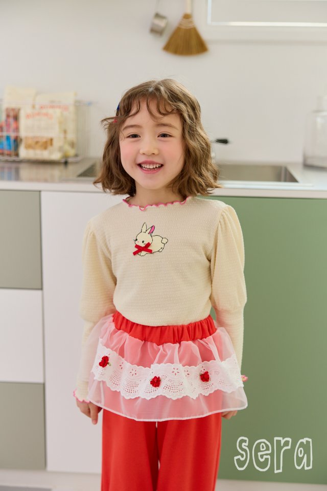 Sera - Korean Children Fashion - #littlefashionista - Mini Rabbit Puff Tee - 7