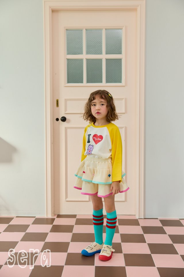 Sera - Korean Children Fashion - #minifashionista - Love Raglan Tee - 7