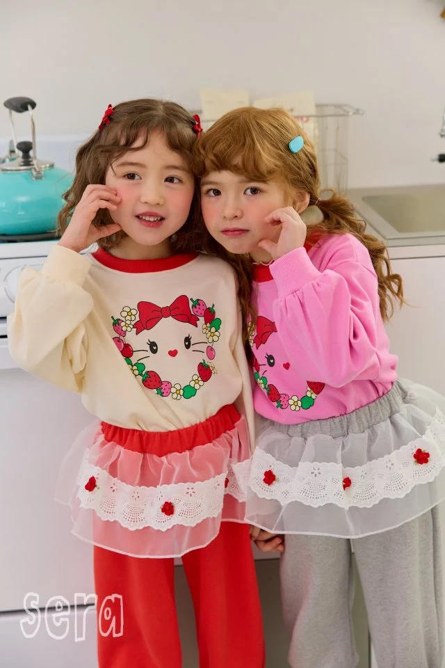 Sera - Korean Children Fashion - #todddlerfashion - Rose Apron Pants - 2