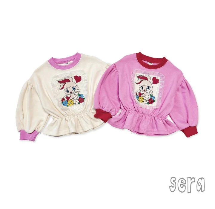 Sera - Korean Children Fashion - #todddlerfashion - Square Lace Long Tee