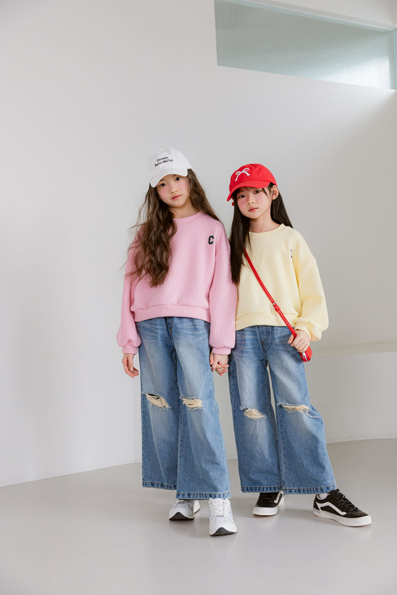 Sm2 - Korean Children Fashion - #Kfashion4kids - P01 Denim Pants - 5