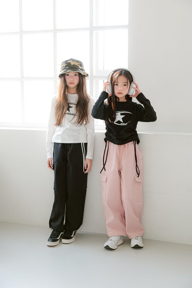 Sm2 - Korean Children Fashion - #Kfashion4kids - P04 Two Way Cotton Cargo Pants - 3