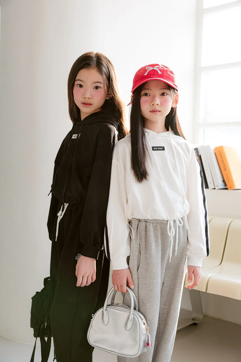 Sm2 - Korean Children Fashion - #Kfashion4kids - T02 Line Hooded Sweatshirts - 5