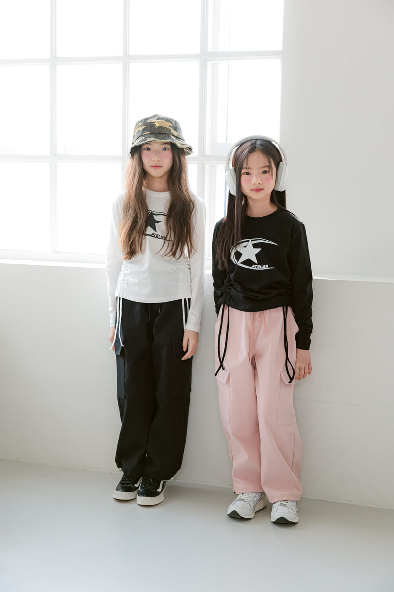 Sm2 - Korean Children Fashion - #childofig - T06 Star String Tee - 2