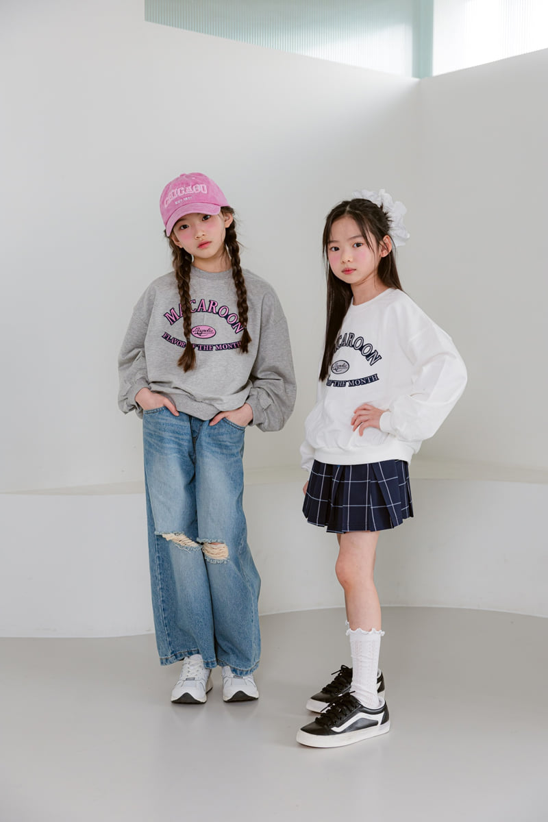 Sm2 - Korean Children Fashion - #childofig - T09 Macaron Embroidery Sweatshirts