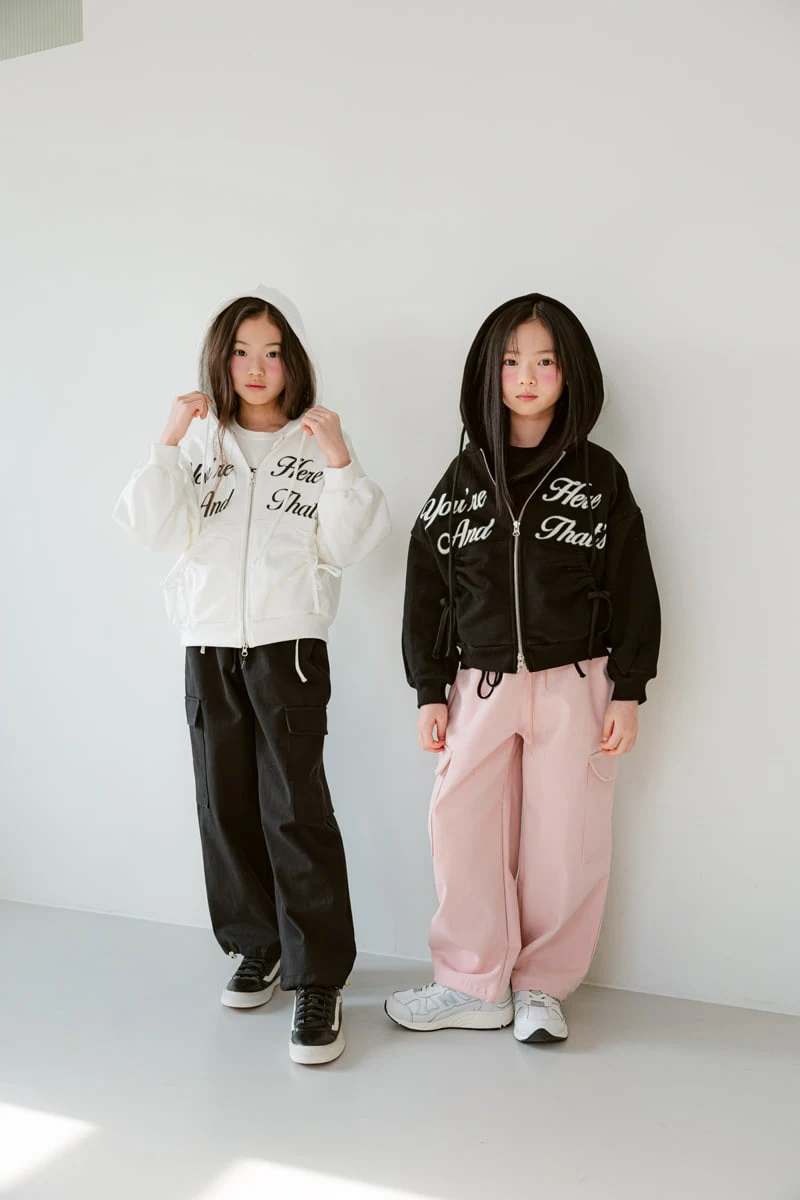 Sm2 - Korean Children Fashion - #childofig - J01 Lettering Two Way Hooded Zip-up Jacket - 10