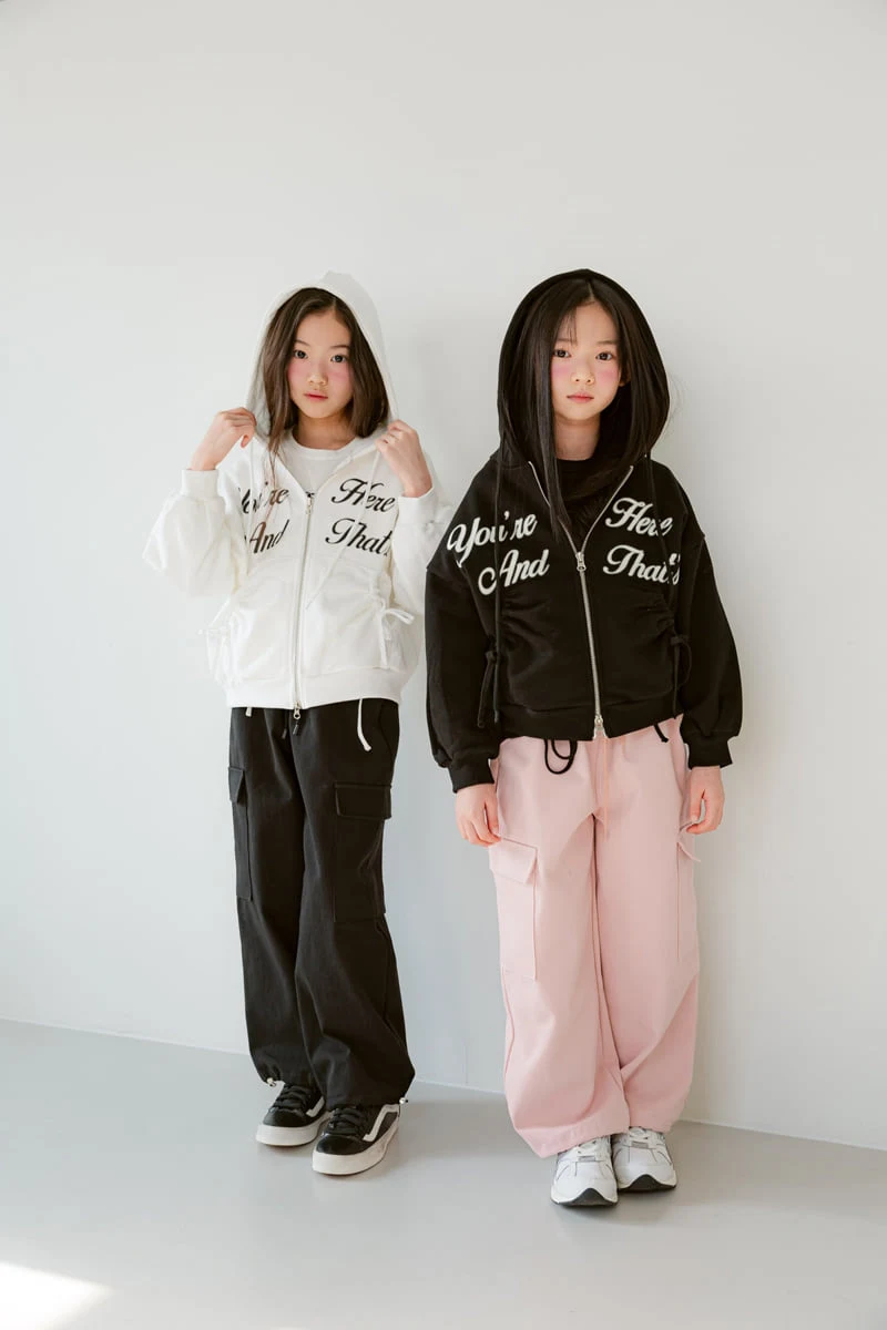 Sm2 - Korean Children Fashion - #childrensboutique - J01 Lettering Two Way Hooded Zip-up Jacket - 11