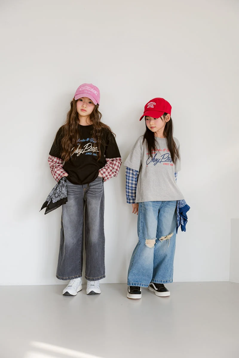 Sm2 - Korean Children Fashion - #designkidswear - T03 Vintage Layered Tee - 5