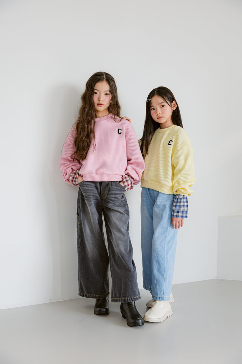 Sm2 - Korean Children Fashion - #childrensboutique - P03 Wide Pocket Denim Pants - 4