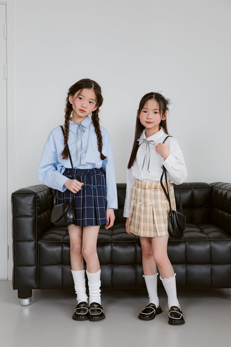 Sm2 - Korean Children Fashion - #discoveringself - H01 Pocket Tie Shirt - 2