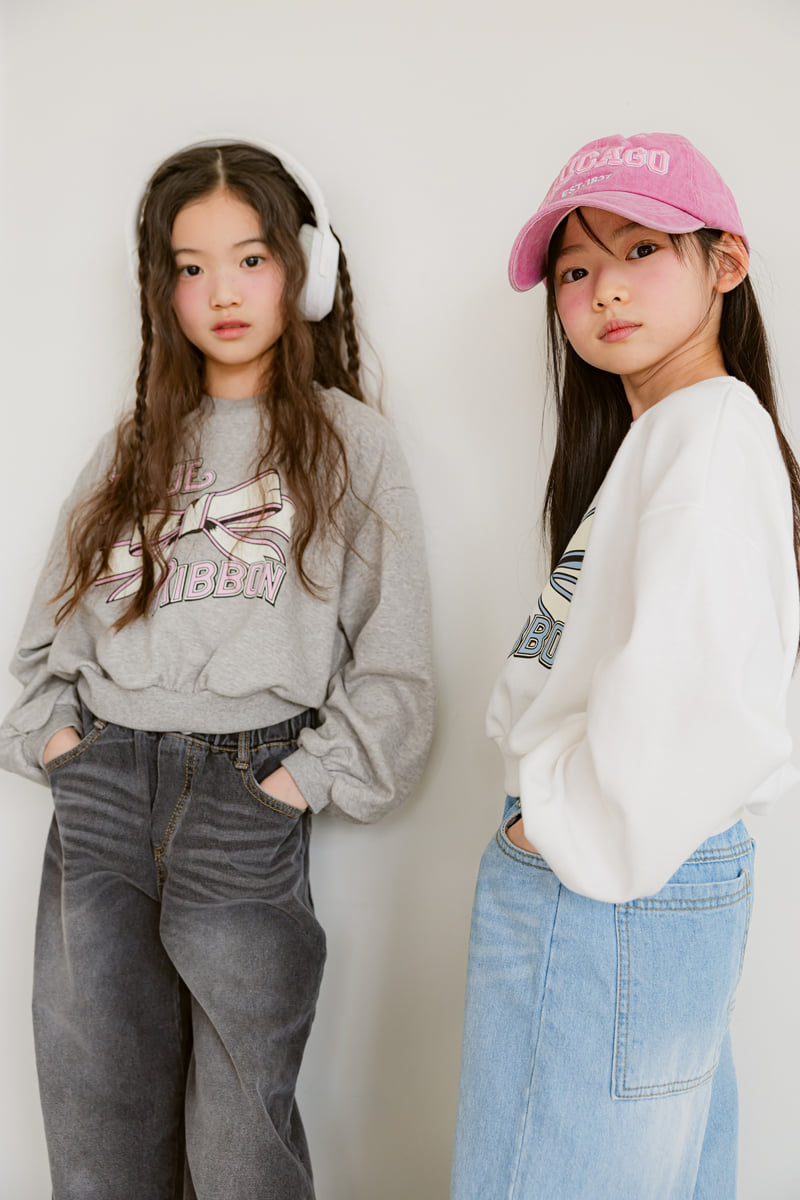 Sm2 - Korean Children Fashion - #discoveringself - T07 Ribbon Sweatshirts - 10