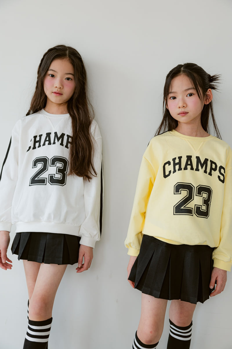 Sm2 - Korean Children Fashion - #discoveringself - T08 Champions Line Sweatshirts - 8