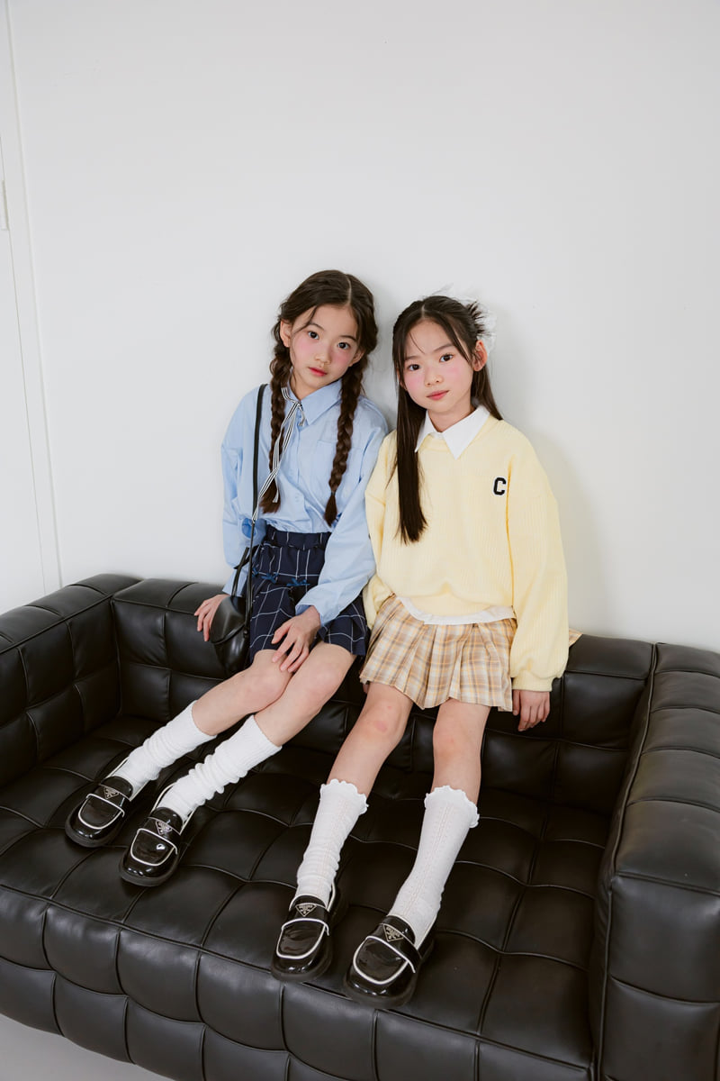 Sm2 - Korean Children Fashion - #discoveringself - K02 Check Ribbon Skirt - 7