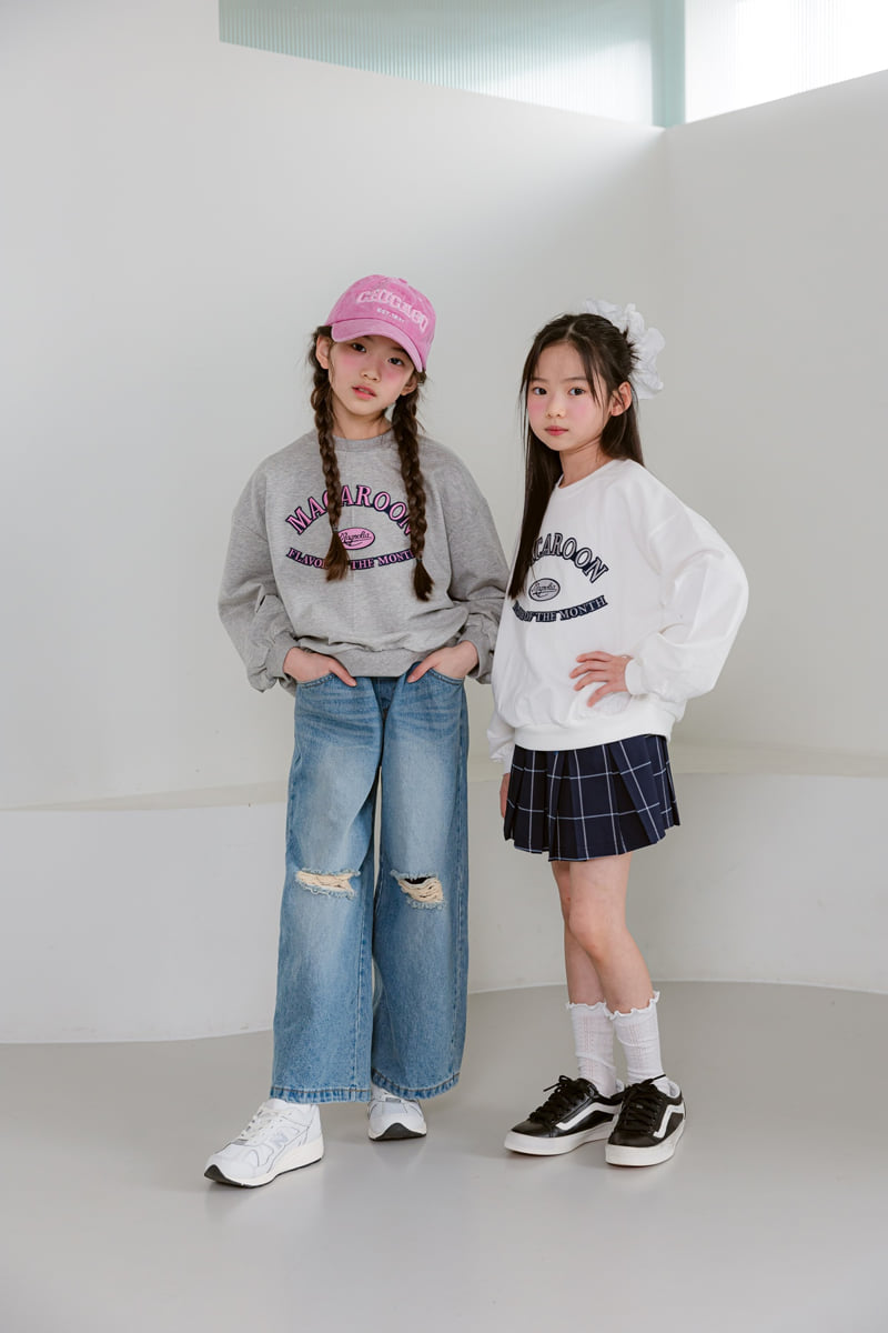 Sm2 - Korean Children Fashion - #fashionkids - T09 Macaron Embroidery Sweatshirts - 5