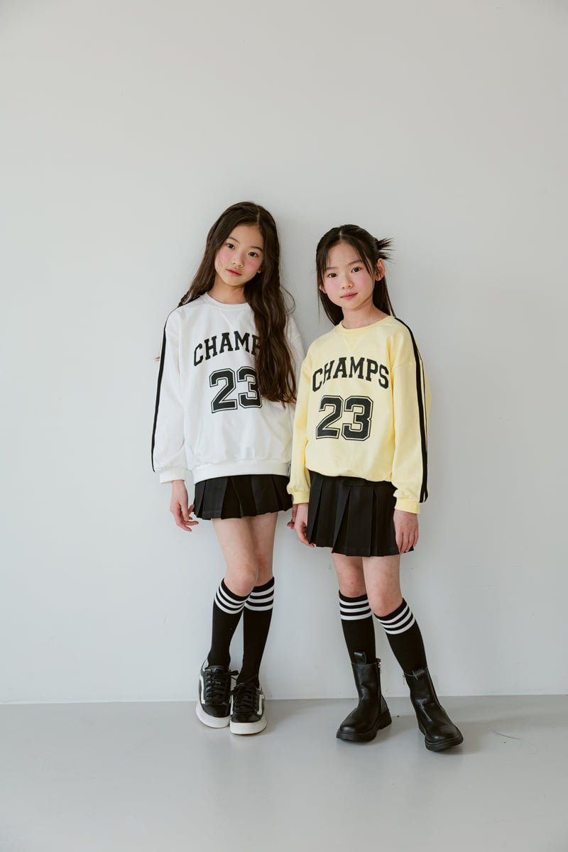 Sm2 - Korean Children Fashion - #fashionkids - T08 Champions Line Sweatshirts - 9