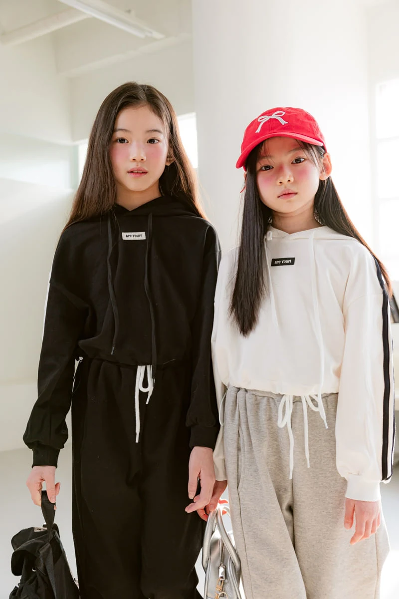 Sm2 - Korean Children Fashion - #fashionkids - T02 Line Hooded Sweatshirts