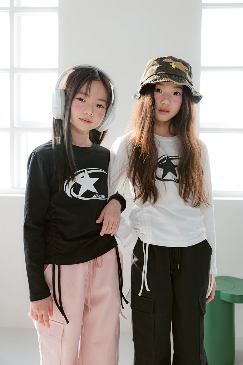 Sm2 - Korean Children Fashion - #kidsshorts - T06 Star String Tee - 7