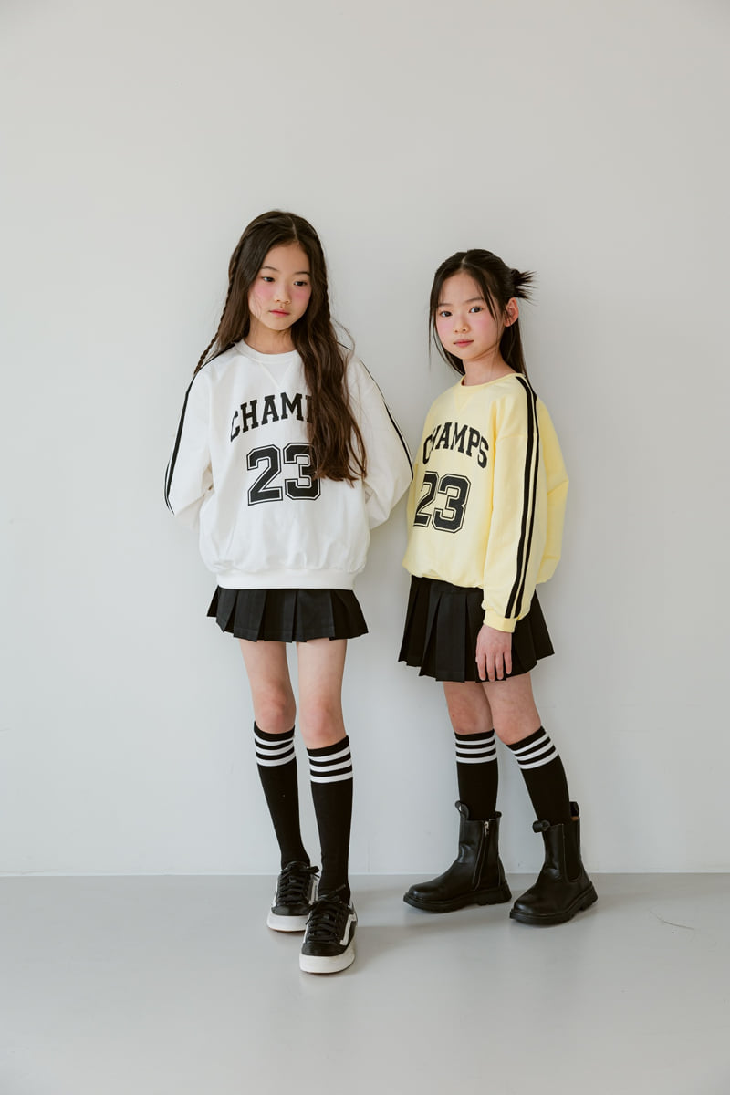 Sm2 - Korean Children Fashion - #kidsshorts - T08 Champions Line Sweatshirts - 10