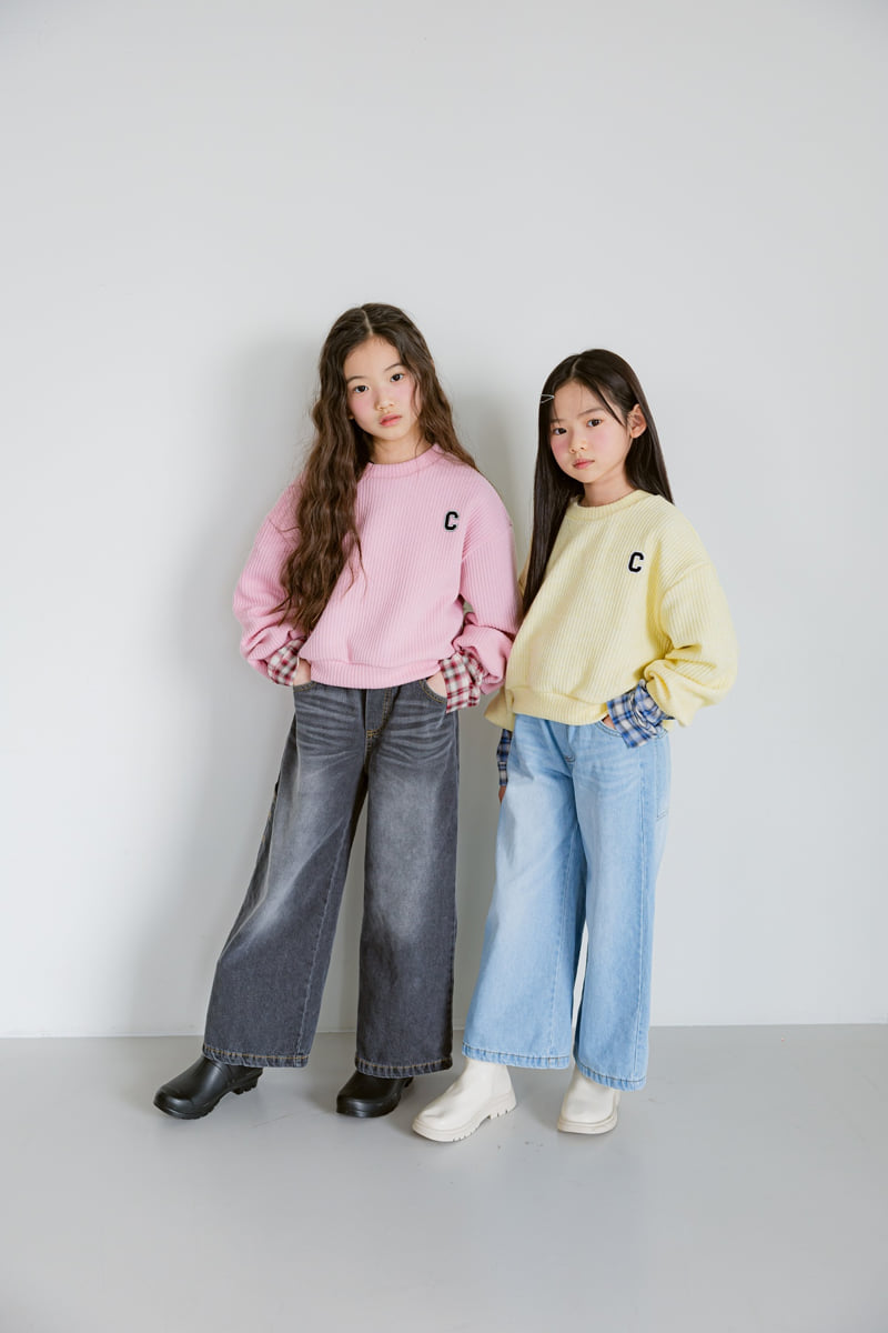 Sm2 - Korean Children Fashion - #kidsstore - P03 Wide Pocket Denim Pants - 8