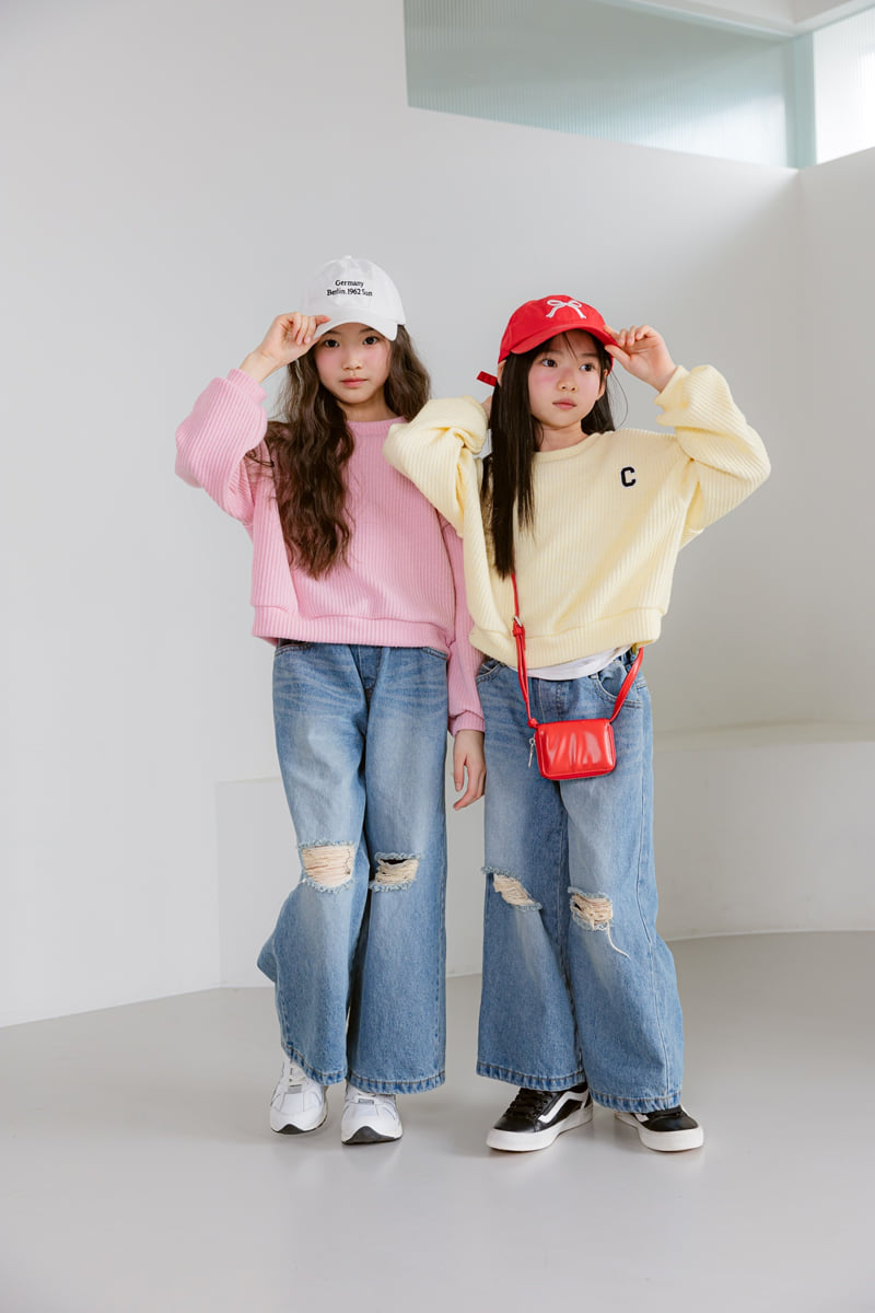 Sm2 - Korean Children Fashion - #kidsstore - P01 Denim Pants - 4